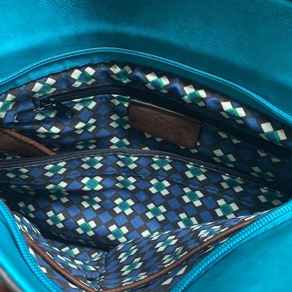 NWT Turquoise Satchel - Picture 7 of 12